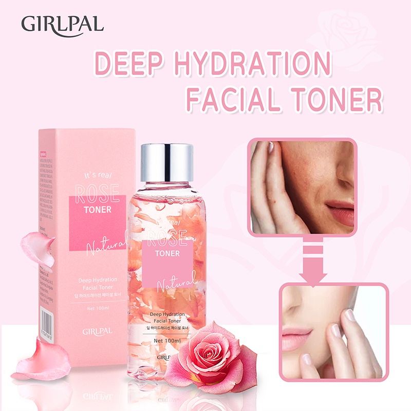 (READY) GIRLPAL Rose Deep Hydration Facial Toner