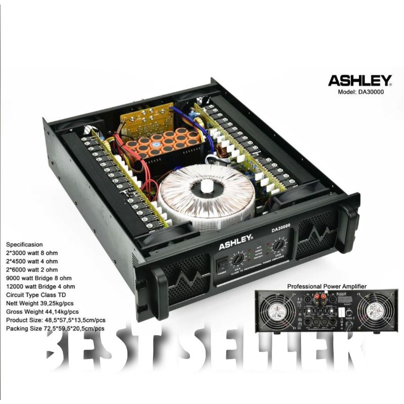 Power Ashley DA 30000 Amplifier Ashley DA30000 Class TD Original