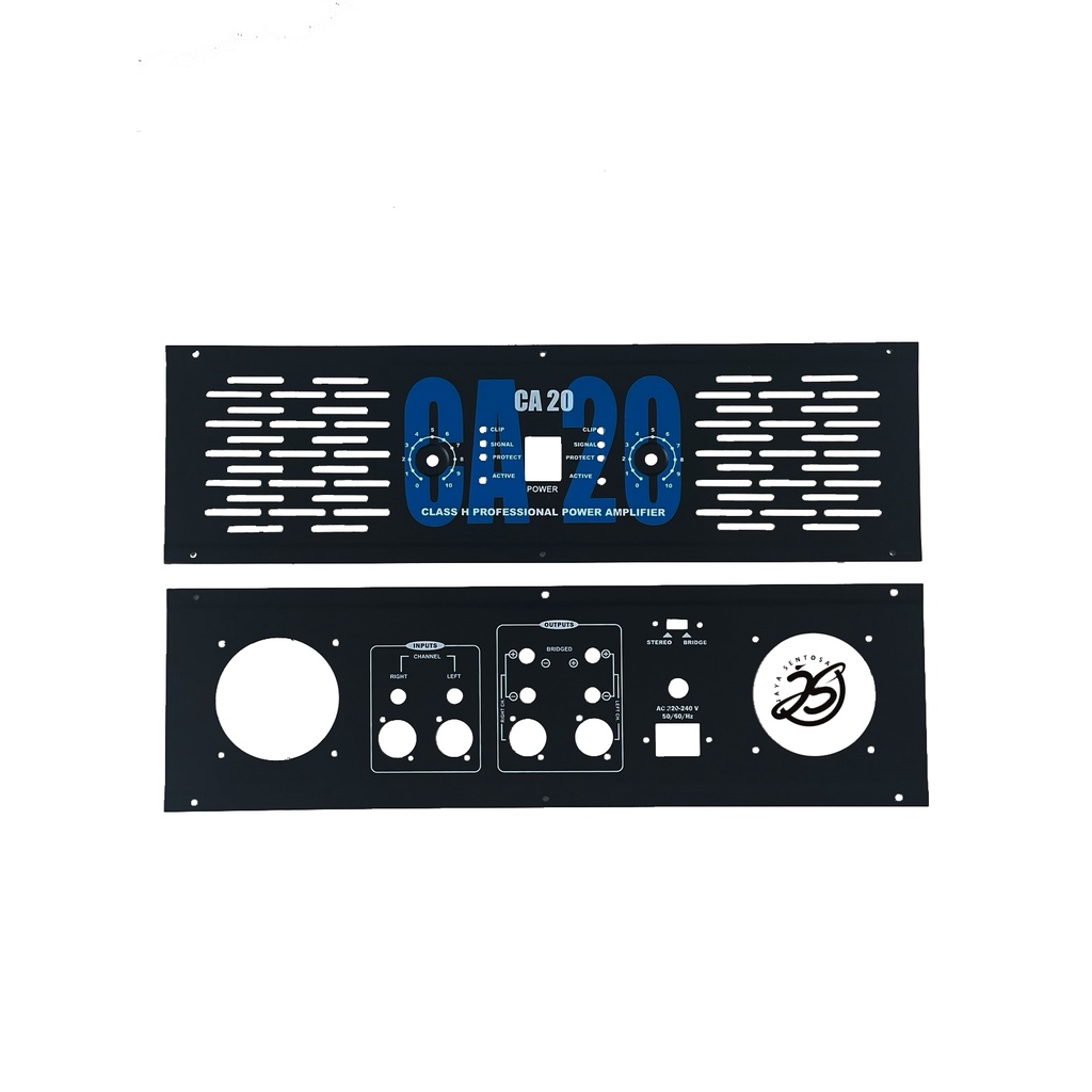 PLAT COVER CLASS H POWER AMPLIFIER CA20 (1SET) PLAT COVER CA 20 PLAT CA 20