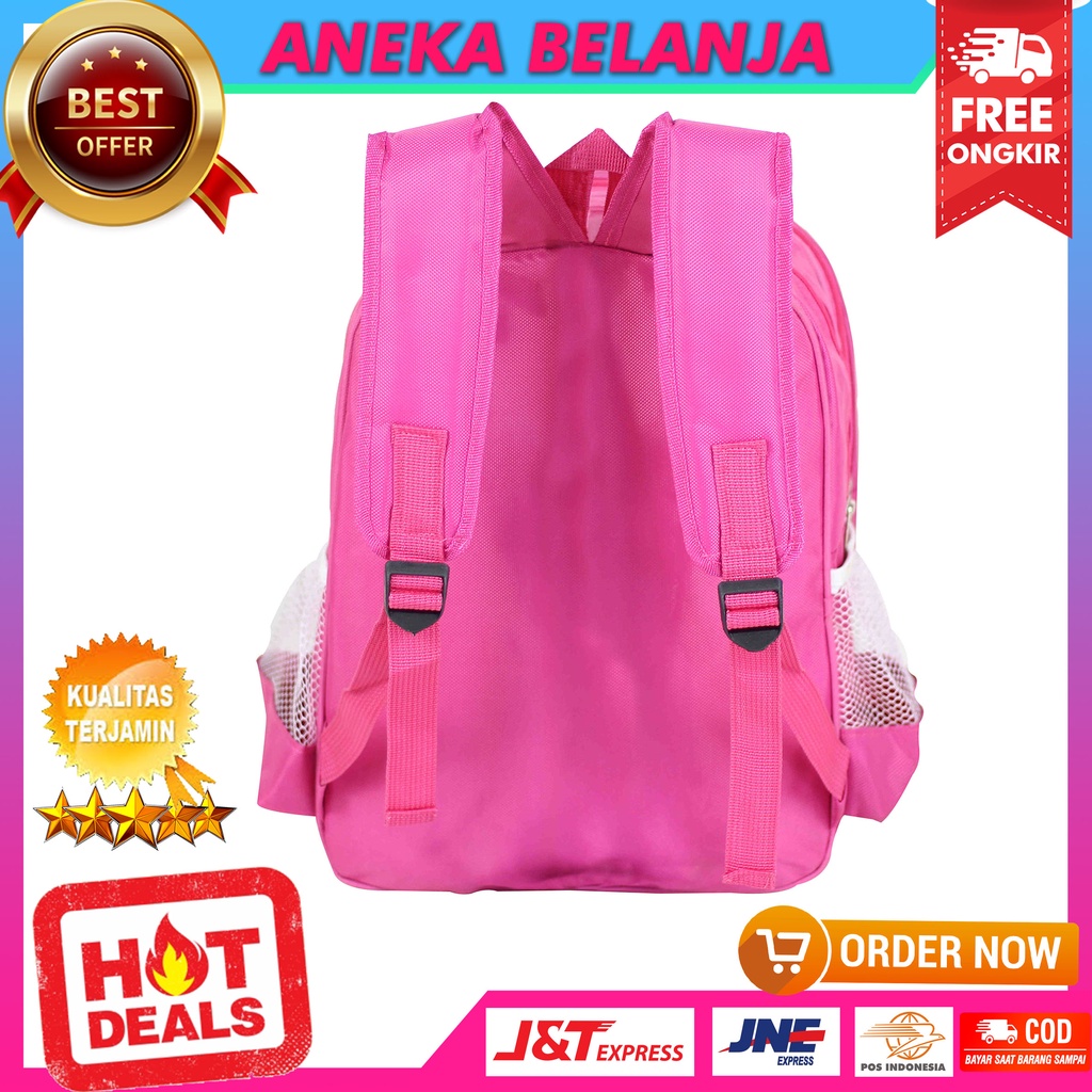 CUCI GUDANG Tas Ransel Karakter  Little Bus LOL Anak Tas Sekolah Punggung Bahan Polyester Emboss Halus