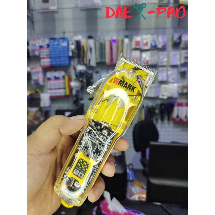 RB WMARK 411 WEDGE BLADE HAIR CLIPPER PROFESIONAL WMARK NG-411 TRANSPARANT WMARK 108 WMARK 103