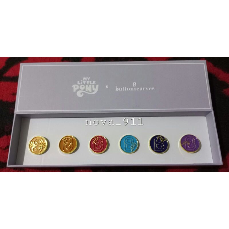 Brooch Little Pony Buttonscarves New