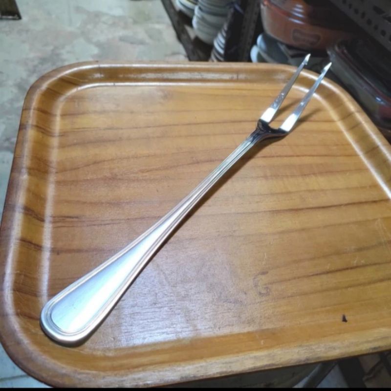 garpu panjang garpu service lauk daging bihun, garpu roti bakar