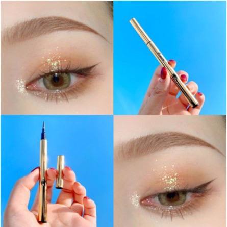 [NO 1023] Lameila Eyeliner pensil liquid Gold edition - Pena eyeliner cair original
