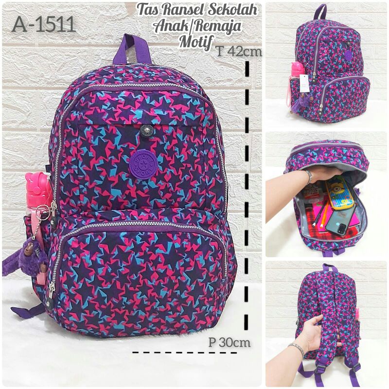 Tas Ransel Sekolah Tas Ransel Motif Tas Ransel Anak Remaja Tas Anak Motif Tas Import