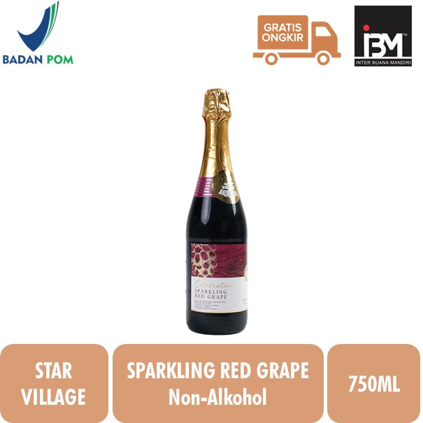 

Star Village Sparkling Juice / Jus Anggur Bersoda 750ML