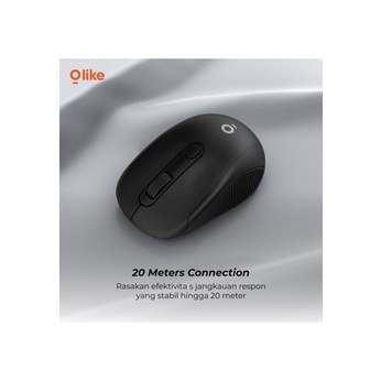 Olike Wireless Optical Mouse Comfortable Accurate 2.4G Koneksi 20M 3 DPI Mode M2