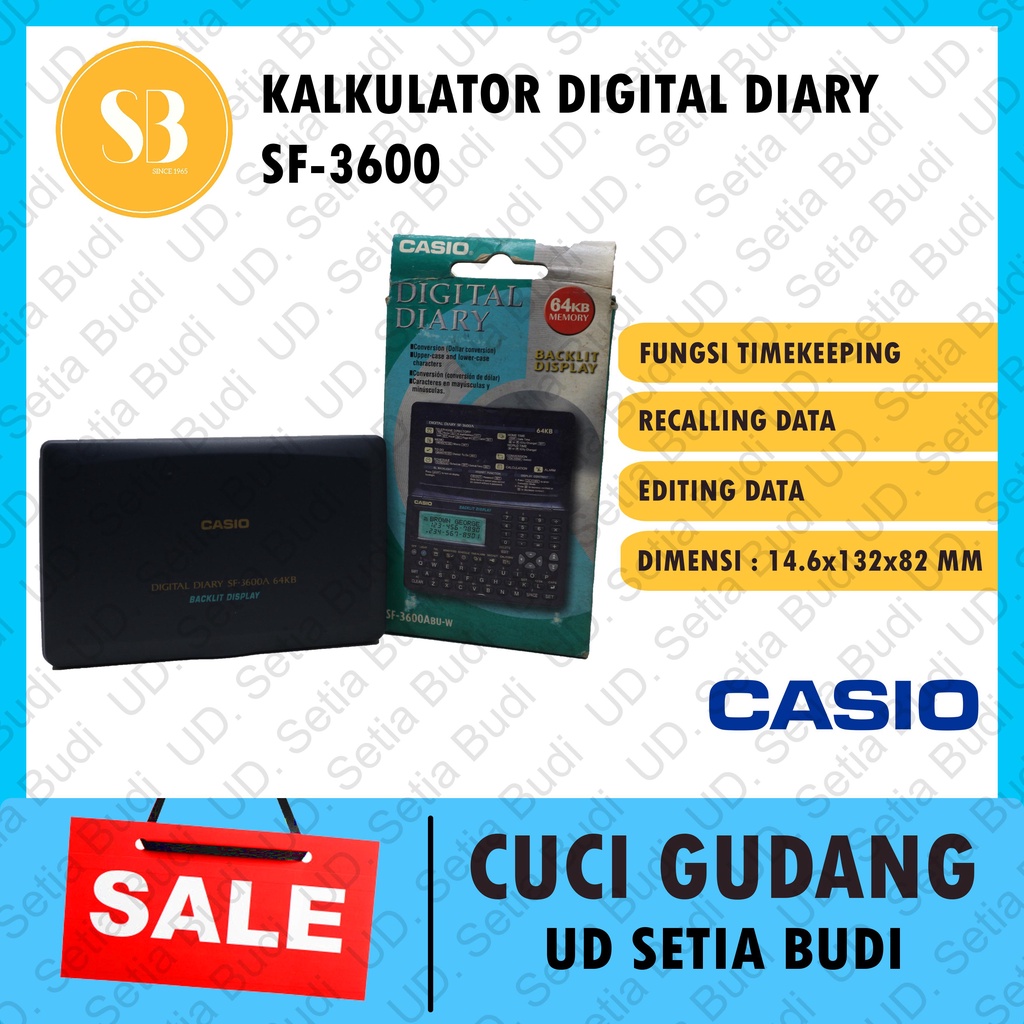 Kalkulator Digital Diary Casio SF-3600