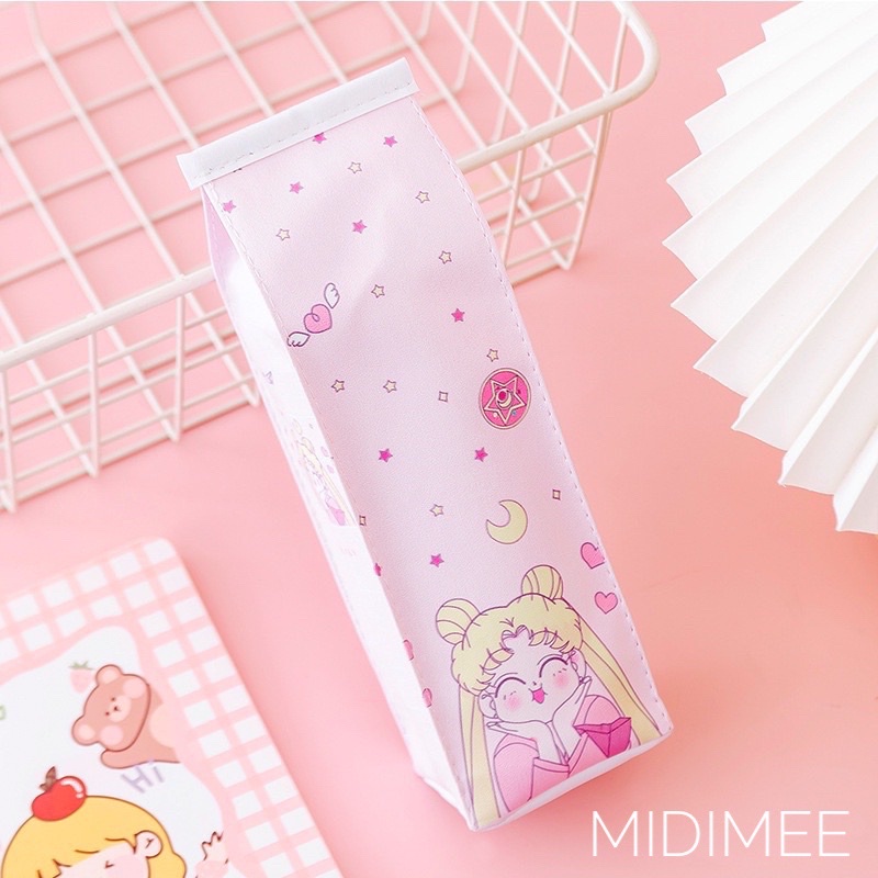 CODTempat Pensil Fashion Japanese Tas Pensil Unik Kotak Pensil Lucu Import RANDOM