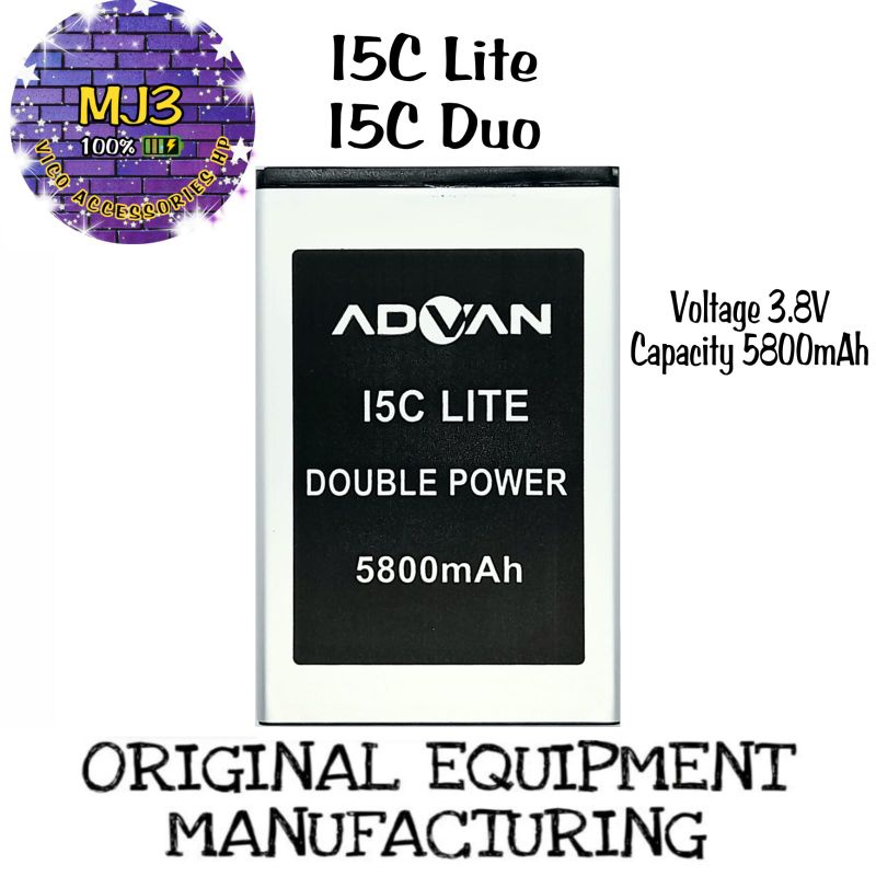 Baterai Advan I5C LITE/I5C DUO battery batre bat