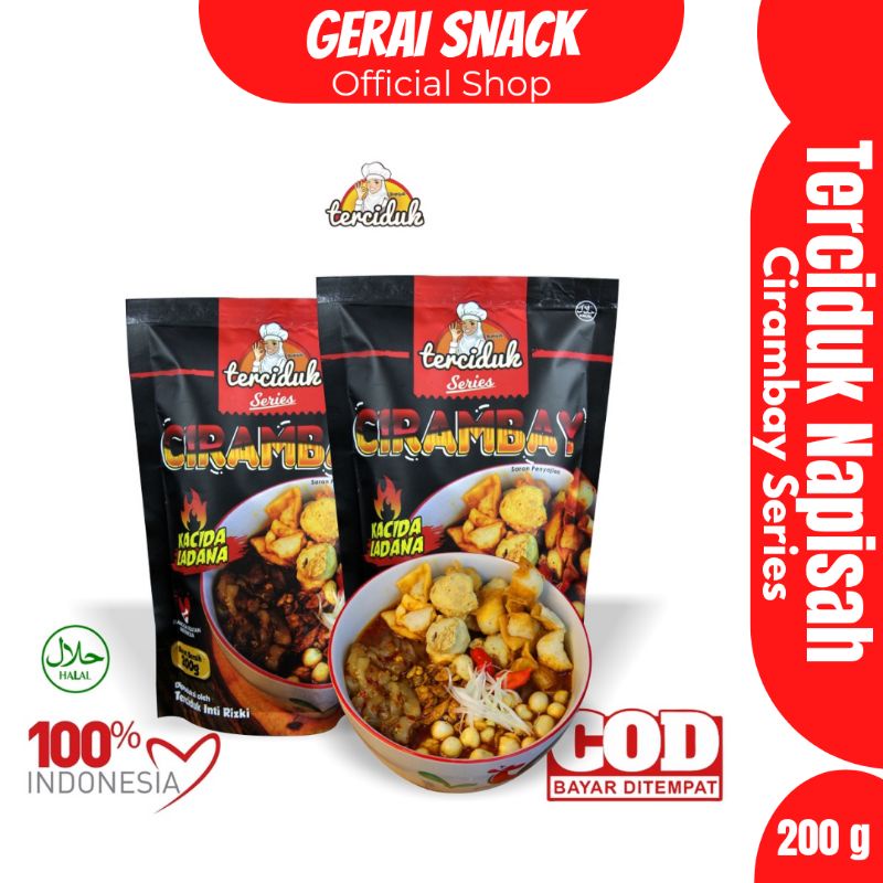 Cirambay Terciduk / Aci Rambai Bumbu Cikruh Pedas Bisa Goreng Atau Kuah 200gr