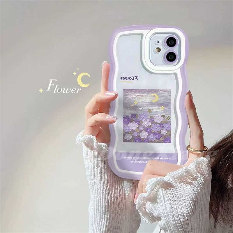 Casing TPU Redmi Note 11S 11 Pro 10C 10A 9C 9T 9A 10 Note 10S 9 8 Poco X3 Pro Motif Bunga Aksen NFC