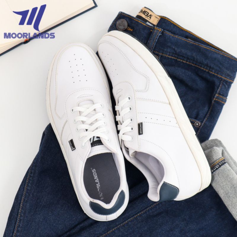 MOORLANDS Original Sepatu Pria Kulit Casual Tali Sepatu Santai Sepatu Semi Formal Kerja Kuliah COD