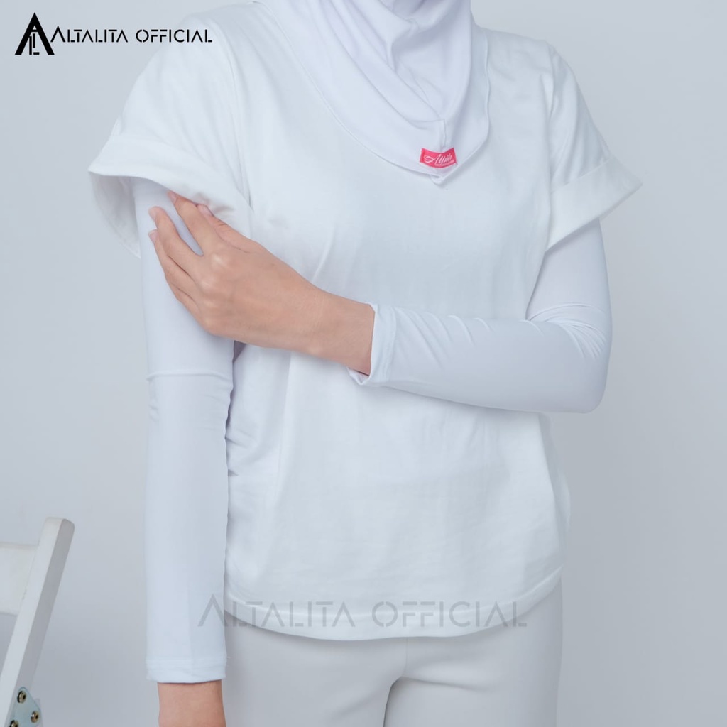 Altalita - Manset Tangan Wanita Muslimah Lengan Panjang Polos | Handshock Muslimah Tanpa Lubang Jempol | Mangset Tangan Wanita Lengan Panjang Murah Bahan Jersey Premium