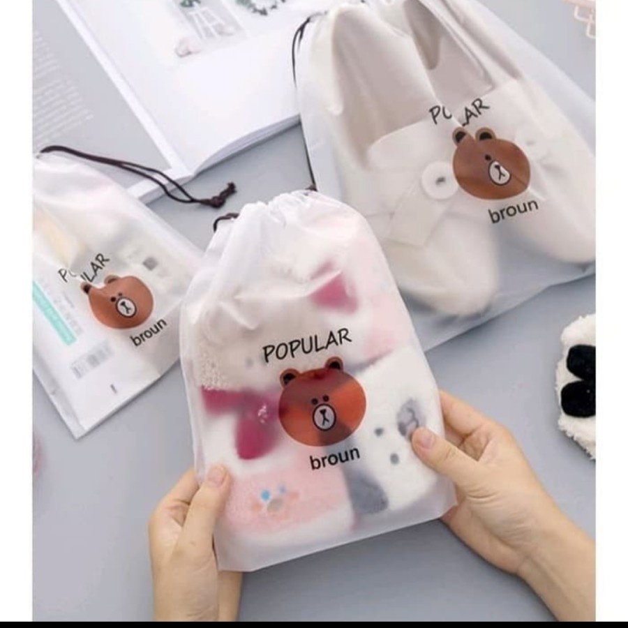 LS Kantong Serbaguna / Tas Kosmetik Makeup / Travel Pouch Organizer