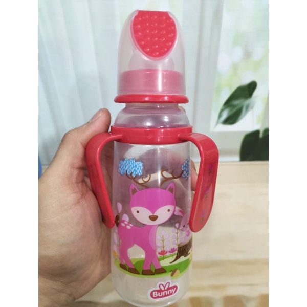 Botol Susu Bunny Ear Handel 250Ml BPA Free Dengan Karakter Lucu