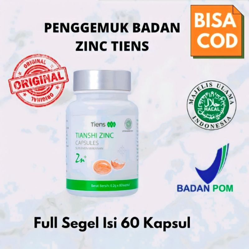 Tianshi zinc,zinc Capsule, Penambah nafsu makan, penggemuk badan