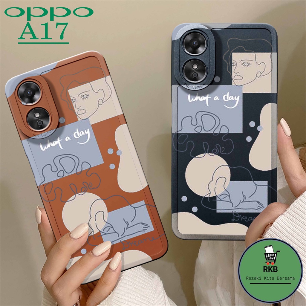 Soft Case Oppo A17 - Case Oppo A17 - Kesing Hp Oppo A17 - Case Hp Oppo A17 - Casing Oppo A17 - Softc