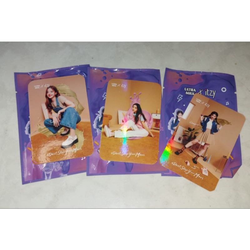 [OFFICIAL] PHOTOCARD ULTRA MILK X ITZY YUNA LIA CHAERYEONG