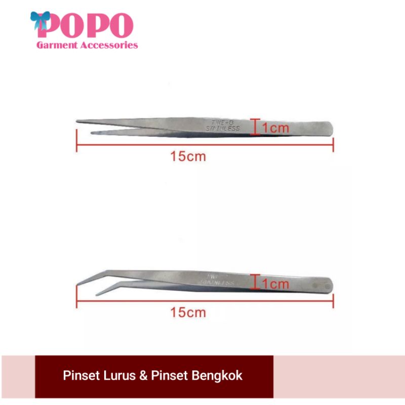 PINSET LURUS / BENGKOK BESAR 15CM