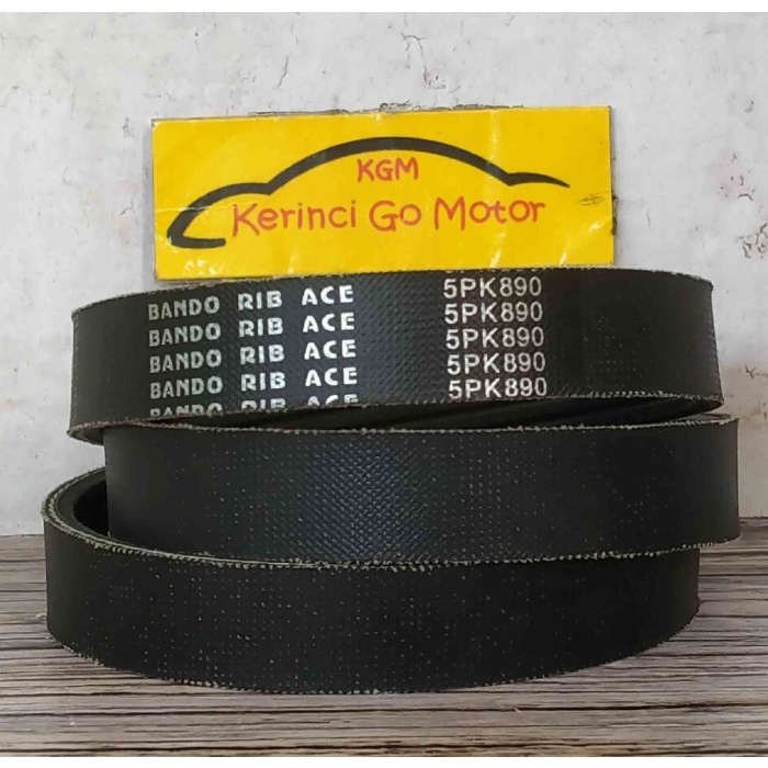 BANDO VAN BELT 5PK 890 RIB BELT TALI KIPAS 5PK-890 FAN BELT ALUR