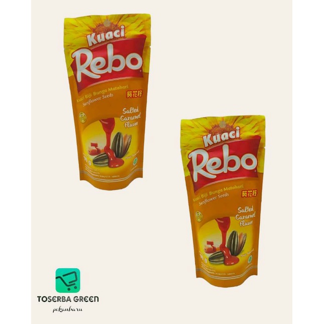 

Kuaci Rebo rasa Karamel 70gr