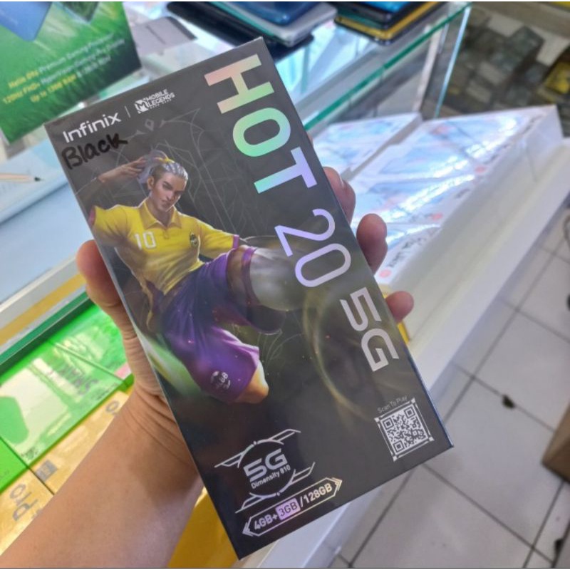 INFINIX HOT 20 5G 4/128GB GARANSI RESMI TERMURAH