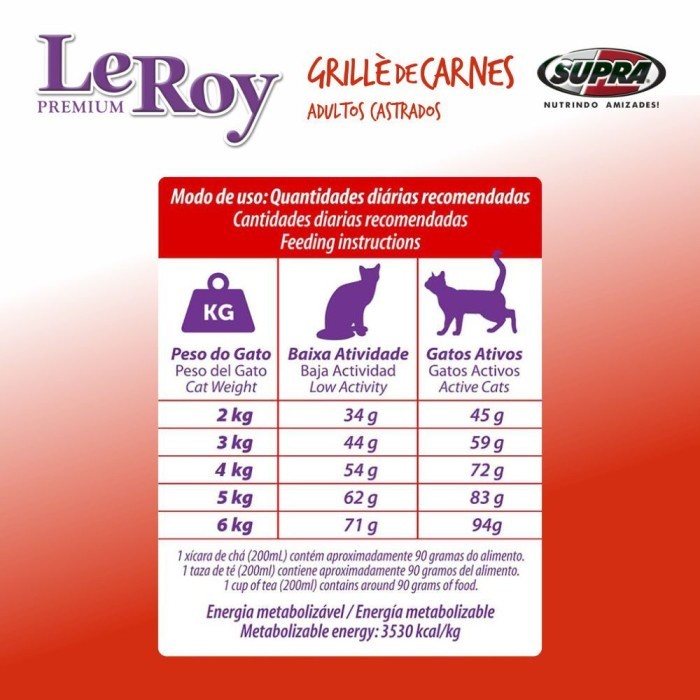 Makanan Kucing LeRoy Adult Beef Grill 10kg Leroy Grille deCarnes Adult