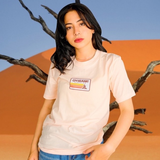 OYISAM T-SHIRT STRIPE PEACH