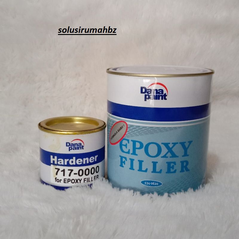 epoxy filler 1kg random warna merk random nippon hardener 1lt