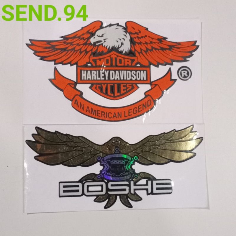 sticker cutting Harley Davidson BOSHE