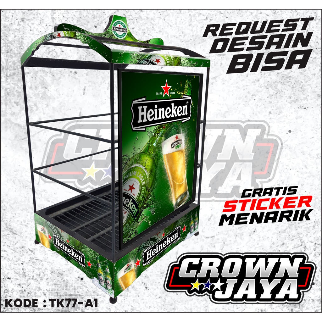 Decal Sangkar Kotak Kenari EBOD JAYA Variasi Kuning - Decal Stiker Kandang Burung Kotak/Kode TK77