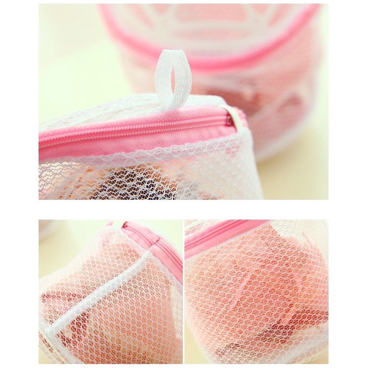 Laundry Bag Mini Kantong Jaring Laundry Bag Pakaian Underwear Bra Mesin Laundry