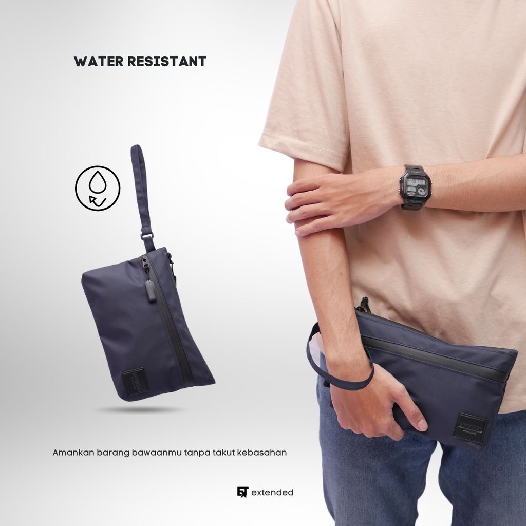 Extended Deepcool - Clutch Bag Pria Wanita Tas Tangan Pria Wanita Anti Air Handbag Waterproof