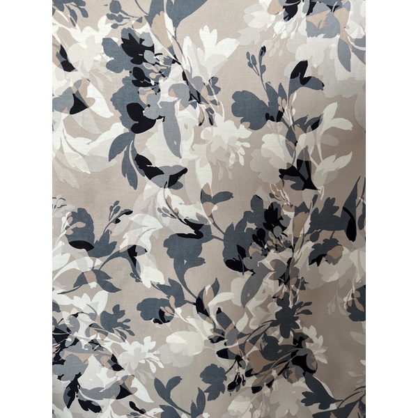 kain katun rayon viscose premium motif bunga abstrak love