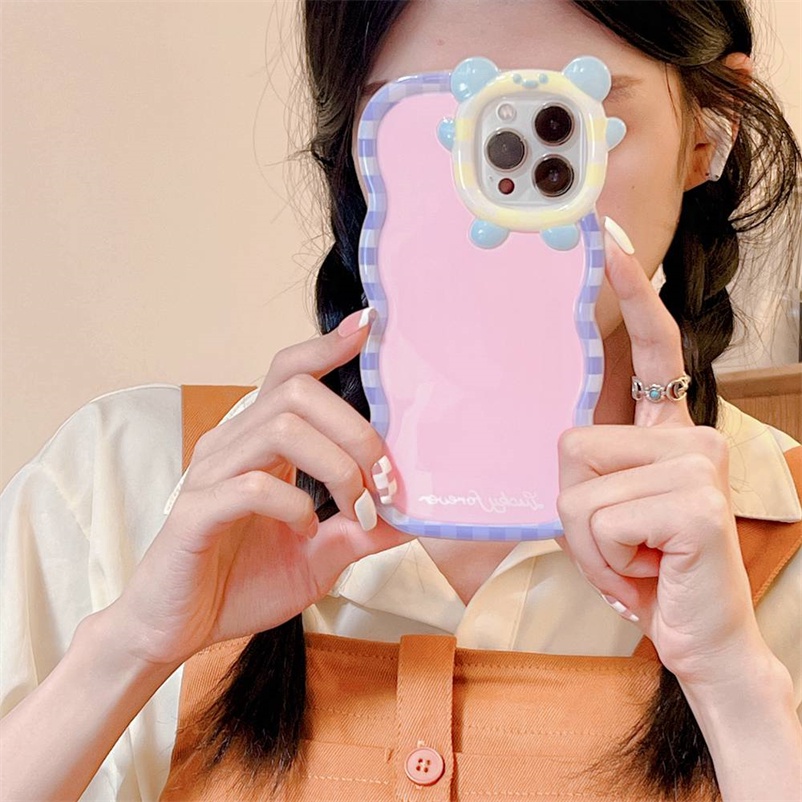 Soft Case Pelindung Lensa Shockproof Warna Permen Untuk iPhone 14 13 12 11 Pro Max X Xr Xs Max 7 8 6 6s Plus