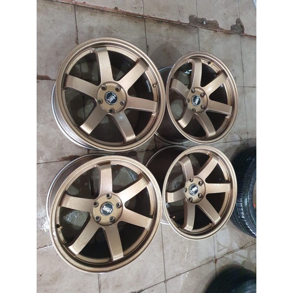 velg bekas te37 Ring 18 lebar 9,5 et 30 pcd 5x114