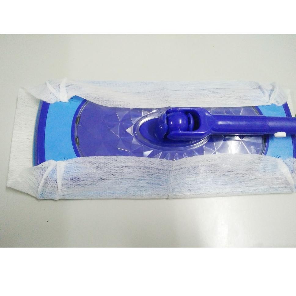 Alat pel stick mop sweeper mop paket lengkap + refill basah + refil kering sweeper stick mop + magic