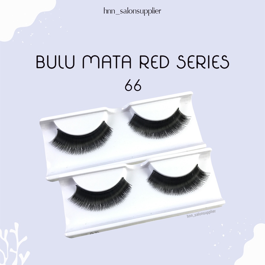 66 Bulu Mata Palsu Handmade Fake Eyelash Eye Lashes Lash Artifivial Belle Eyelashes