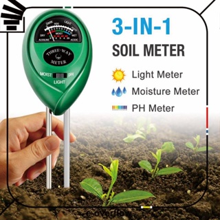 Harga Murah Digital 3 in 1 Tester Keasaman Kelembaban Tanah Cahaya PH Meter Soil 06W #3