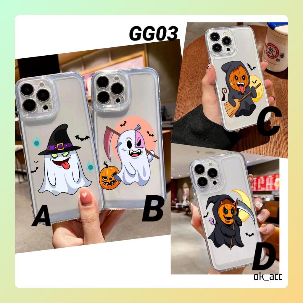 Casing Motif Halowen GG03 for Infinix Hot 10 10s Play 11 12 Play 12i 20i Smart 5 6 6+ 7 Iphone 6 6s 6+ 6s+ 7 8 7+ 8+ X Xs Max Xr 11 12 13 Pro Max 14 14+ Plus