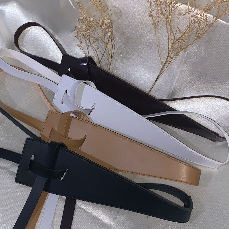 LX Belt Wanita Knotted Waist Ikat Pinggang Wanita Lilit Simple Wide &quot;Lilit3&quot;