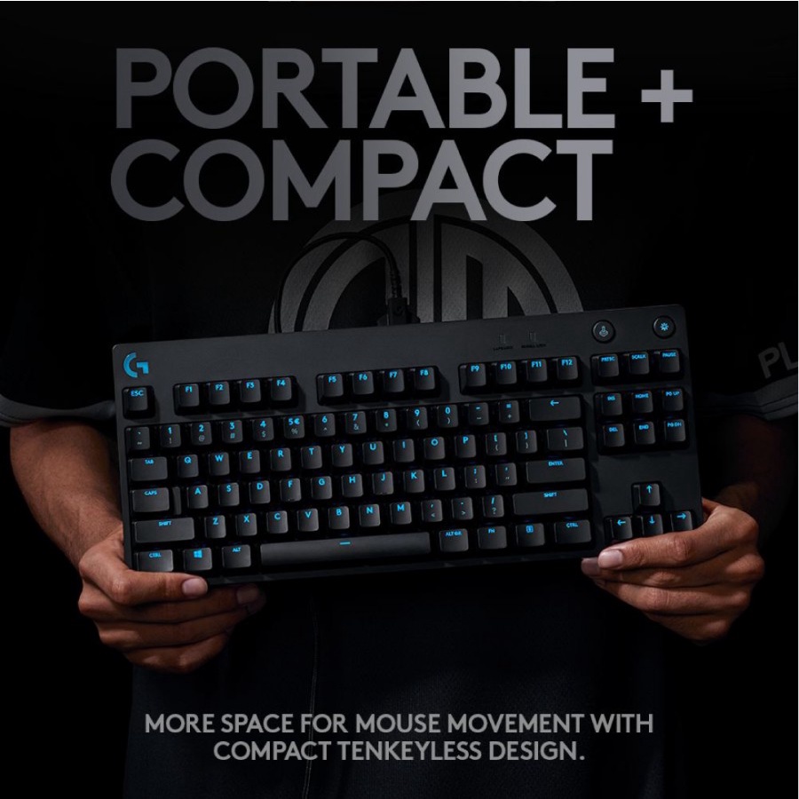 Logitech G Pro X Keyboard Gaming TKL Mechanical RGB for E-Sports