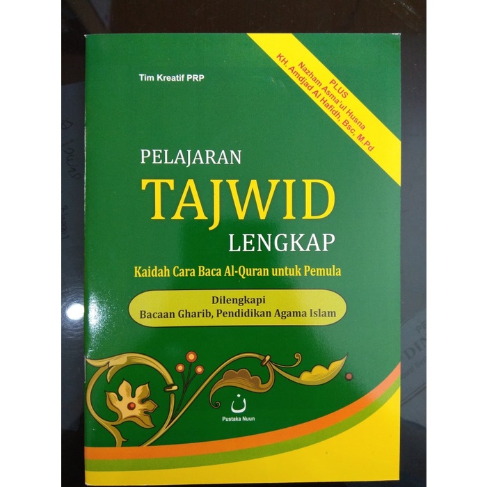 Jual Buku Pelajaran Tajwid Lengkap Original Soft Cover Disertai Kaidah ...