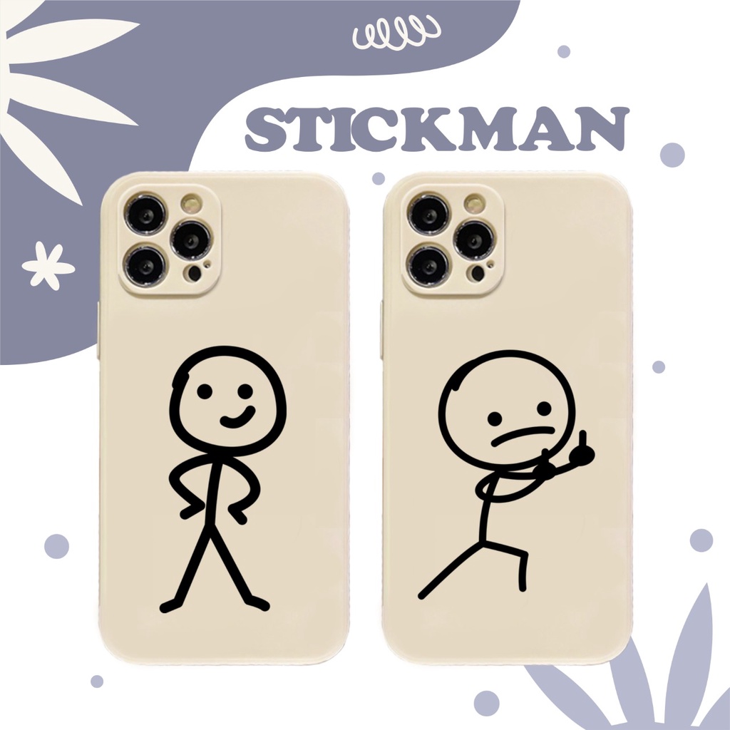 PRINTING LENS PROTECTOR STICKMAN case pocophone m4 pro f4 c40