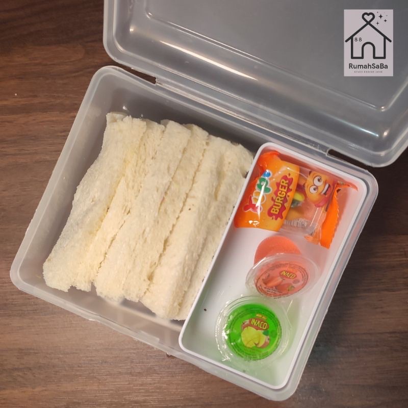 kotak makan sandwich box/tempat roti bekal anak