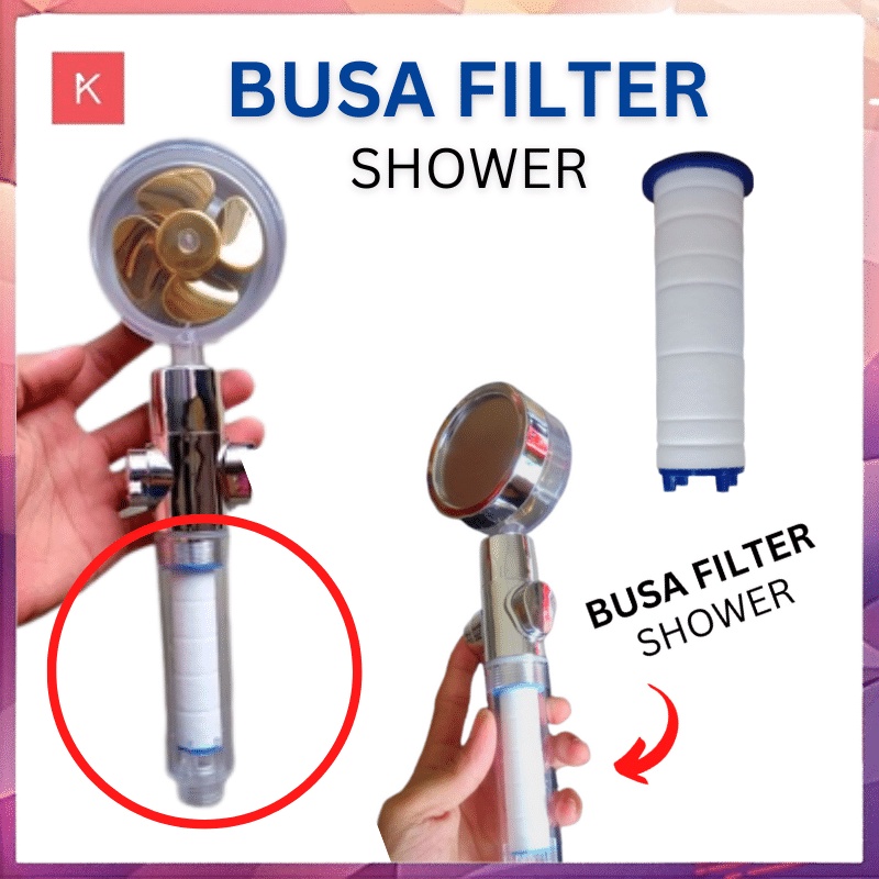 ANG BUSA FILTER AIR KEPALA HAND SHOWER / FILTER PP SEDIMENT CARTRIDGE SHOWER HEAD