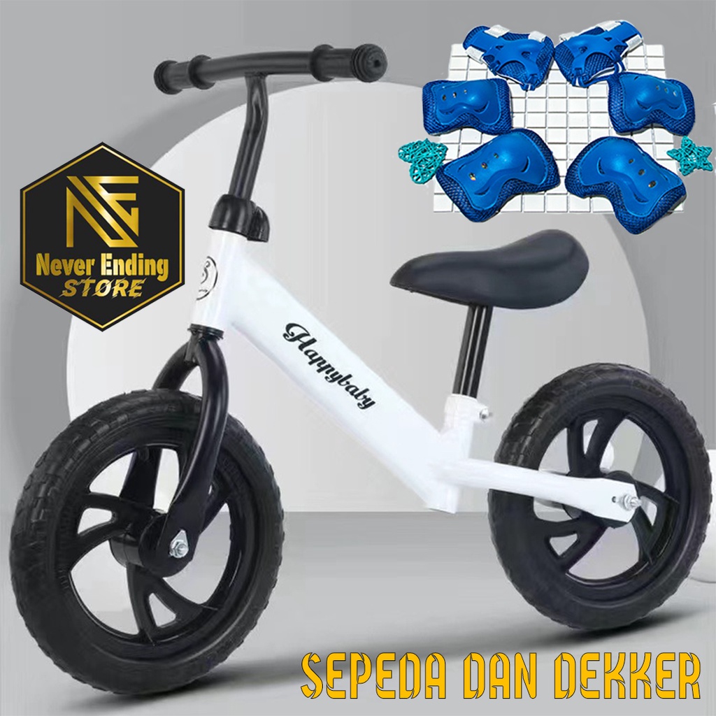 SEPEDA ANAK DAN DEKKER PUSHBIKE BELAJAR KESEIMBANGAN BALANCE PEREMPUAN LAKI LAKI TANPA PEDAL UMUR 1 2 3 4 5 6 TAHUN COCOK UNTUK ANAK KECIL BELAJAR JALAN