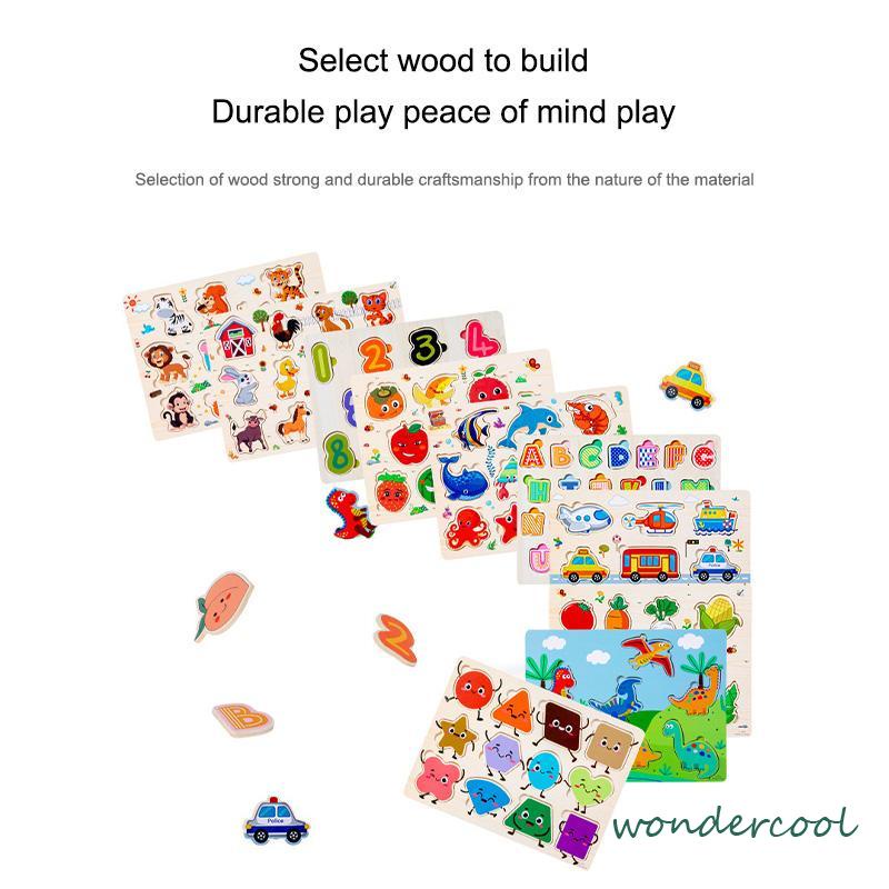 Puzzle Jigsaw Mainan Puzzle Kayu Jigsaw Puzzle Puzzle Anak Wooden Puzzle Wooden Toys Mainan Kayu-Won