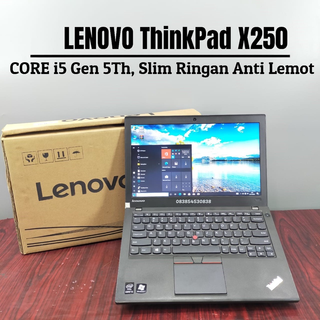 Laptop Lenovo ThinkPad X250 UltraBook Slim